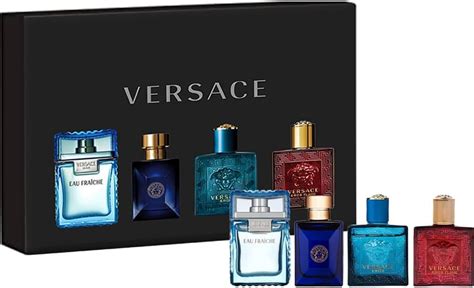 versace man set|versace miniaturen set.